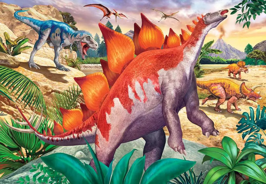 2 x 24 PC Jurassic Wildlife Puzzle