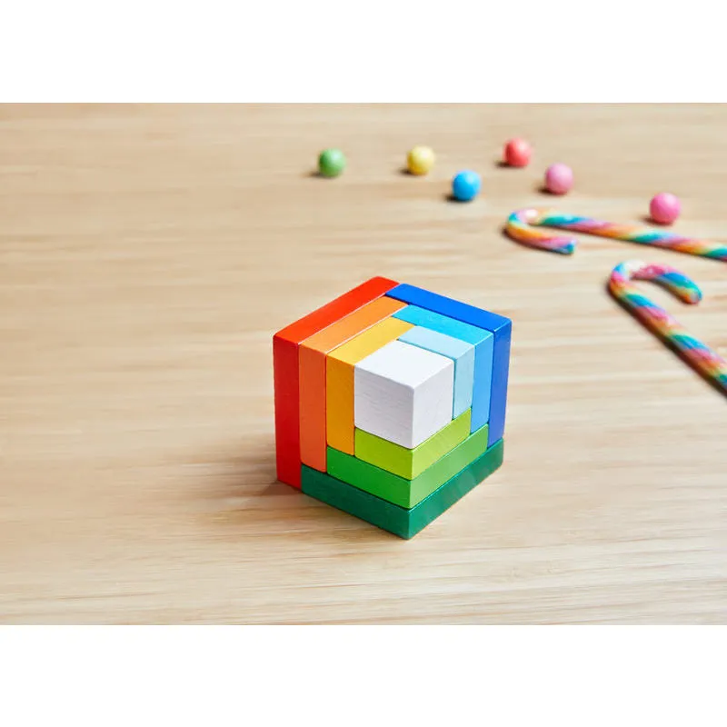 3D Rainbow Cube Arranging Game