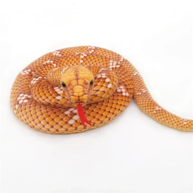 3m Simulation Soft Plush toys Giant Yellow Snake animals python Cloth Toy Stuffed Dolls Bithday Christmas Gifts For baby Kids