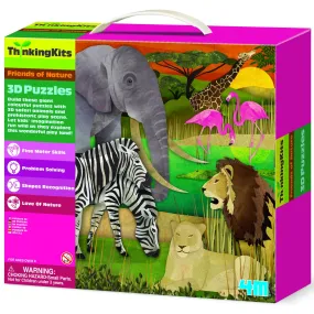 4M Thinking Kits Friends Of Nature Safari 3D Puzzles