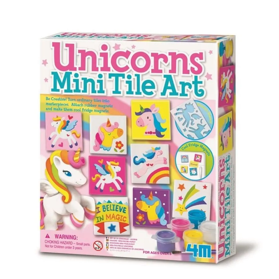 4M - Unicorn Mini Tile Art