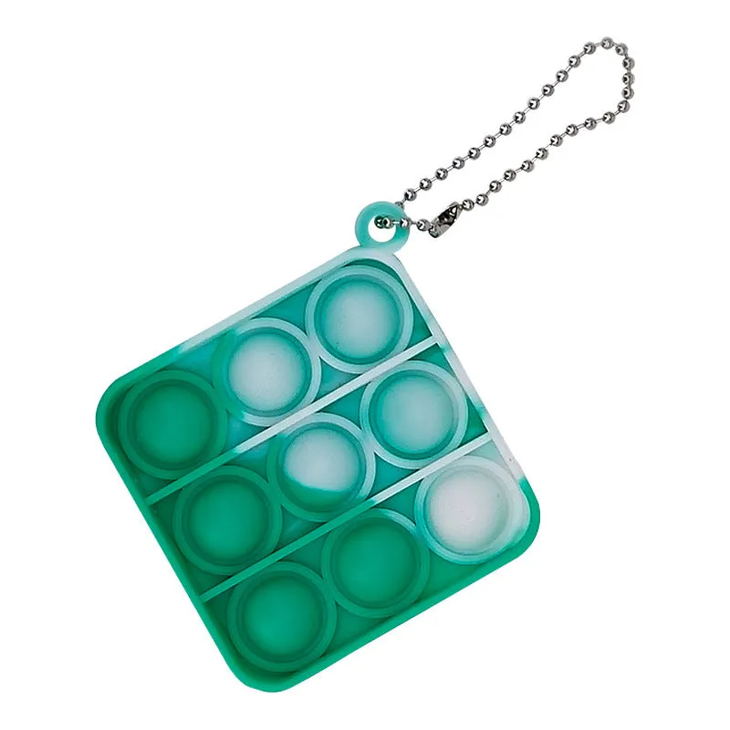 6pcs Mini Push pop Bubble Sensory Fidget Toys, Mini pop Toys pop Keychain,