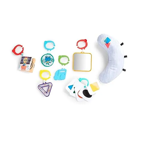 Baby Einstein 4-in-1 Kickin' Tunes Music and Language Play Gym and Piano Tummy Time Activity Mat