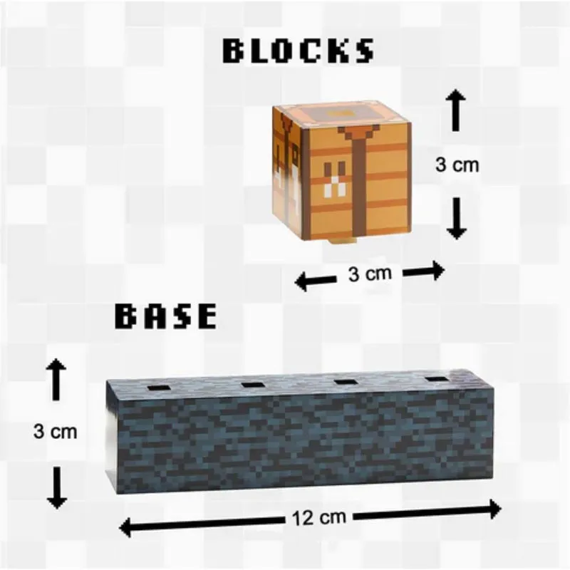 Beautiful Lighting Building Blocks -16 Rearrangeable Light Blocks and Bedrock Base
