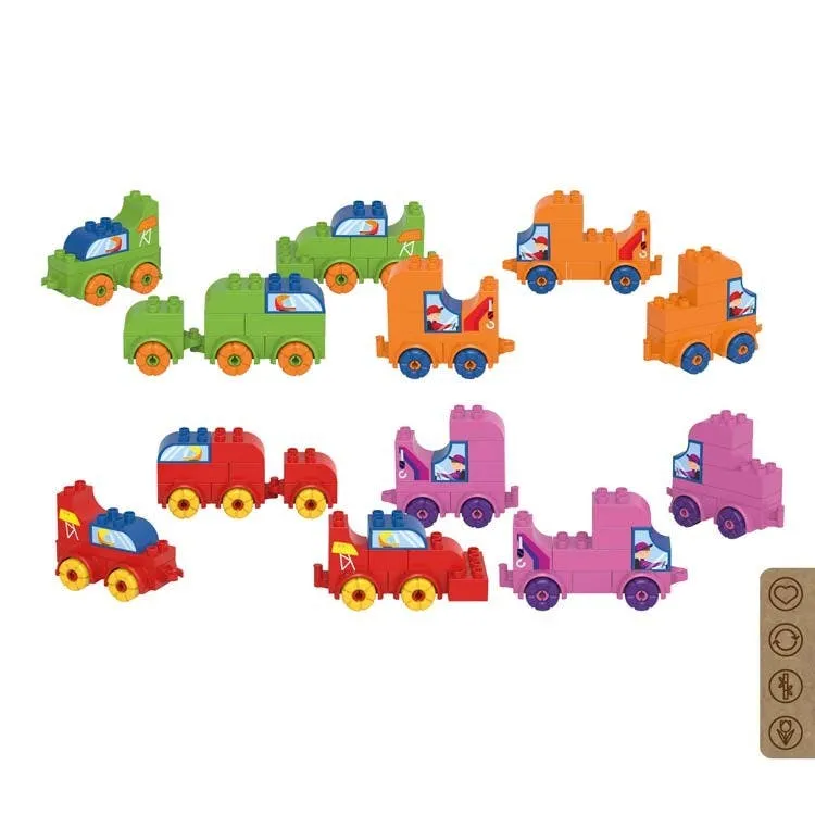 BiOBUDDi Cars Construction Set 40Pcs