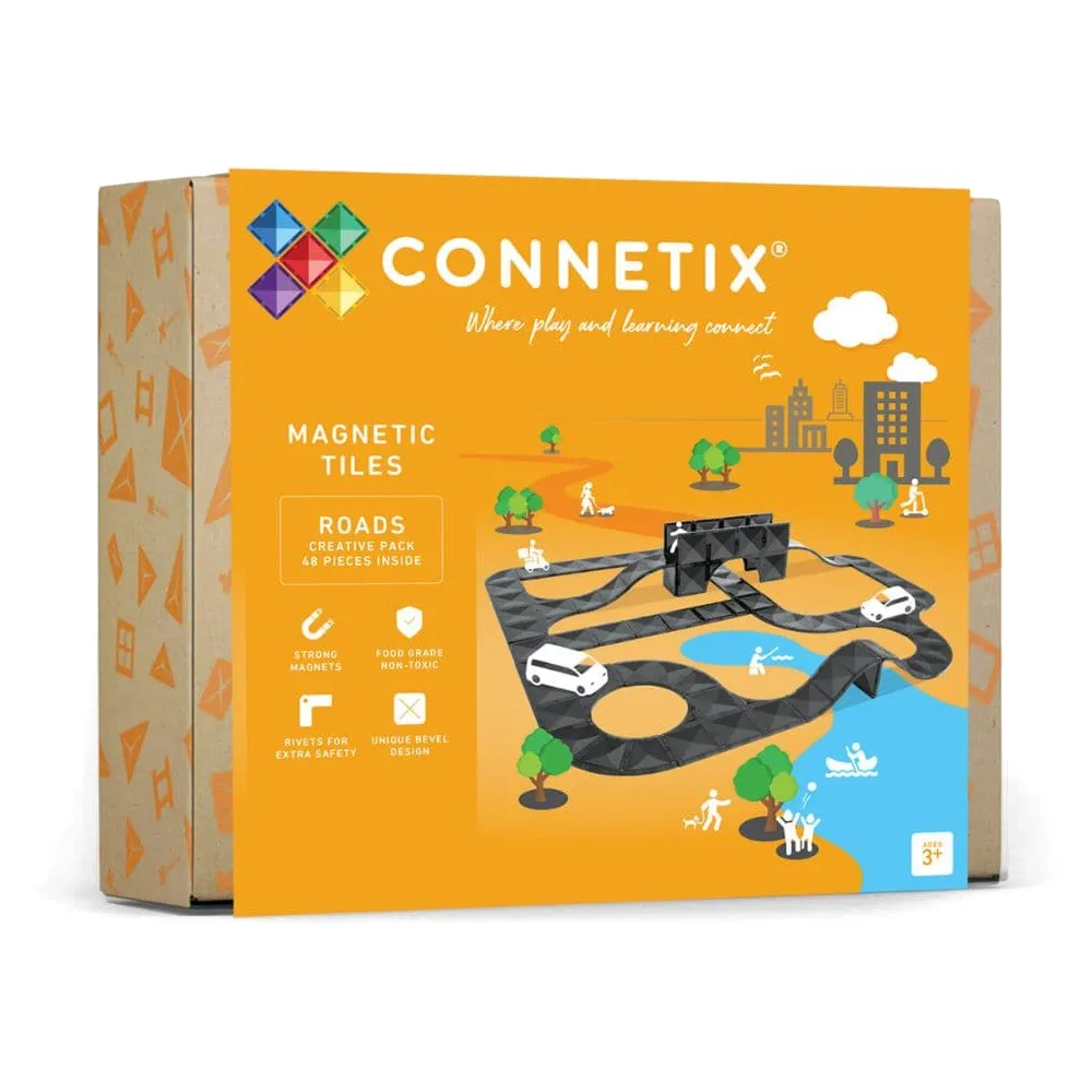 Connetix Creative Roads Pack (48 pc)