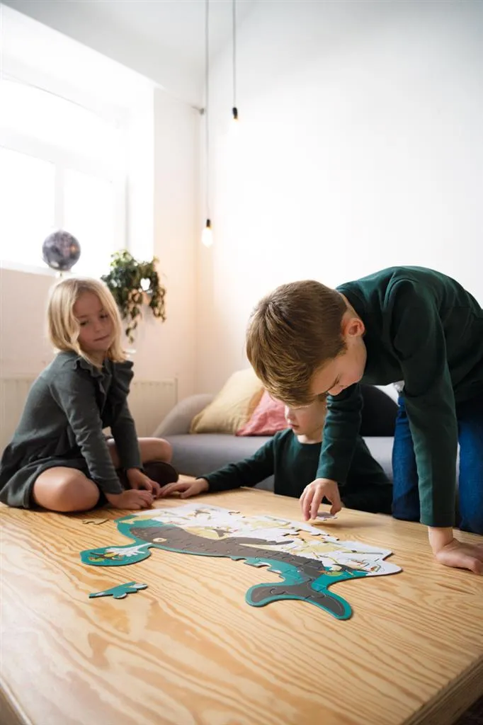 Contour Puzzle Whale 60pc