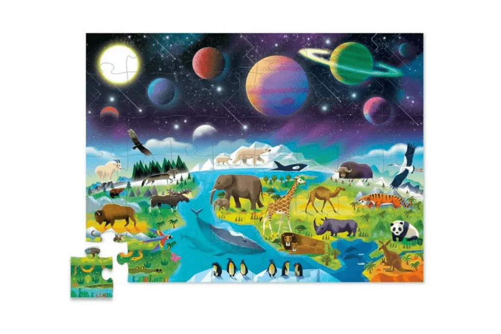 Crocodile Creek Above & Below Puzzles (48 Pieces, Ages 4-6)