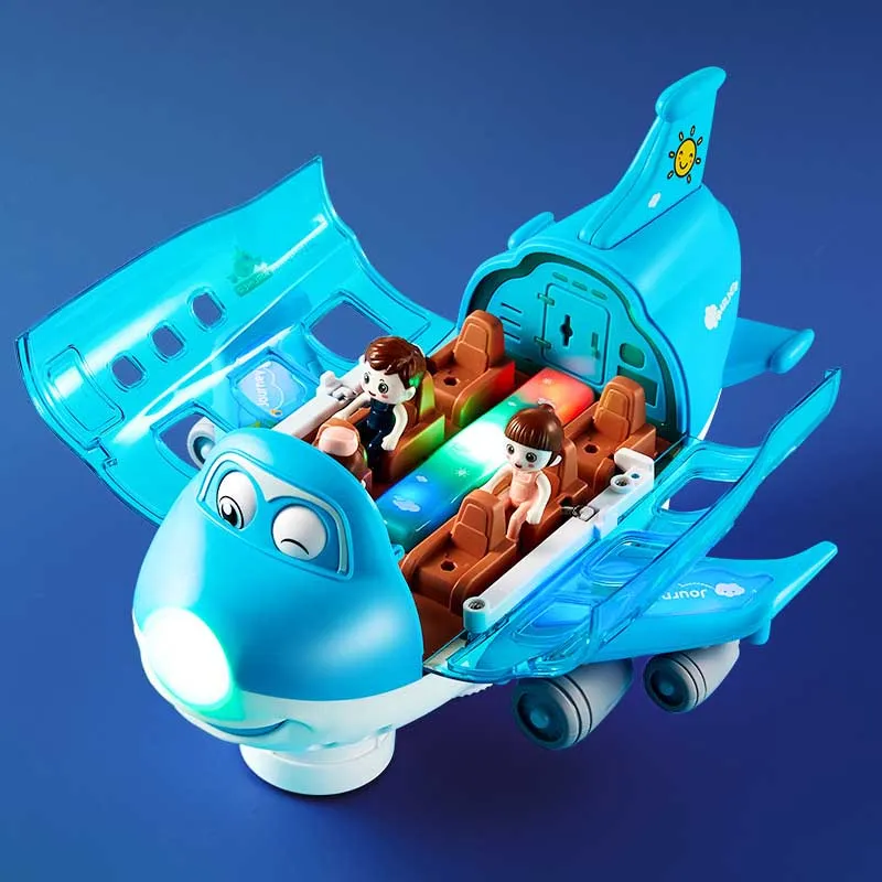 Electric Deformation Airliner Toy