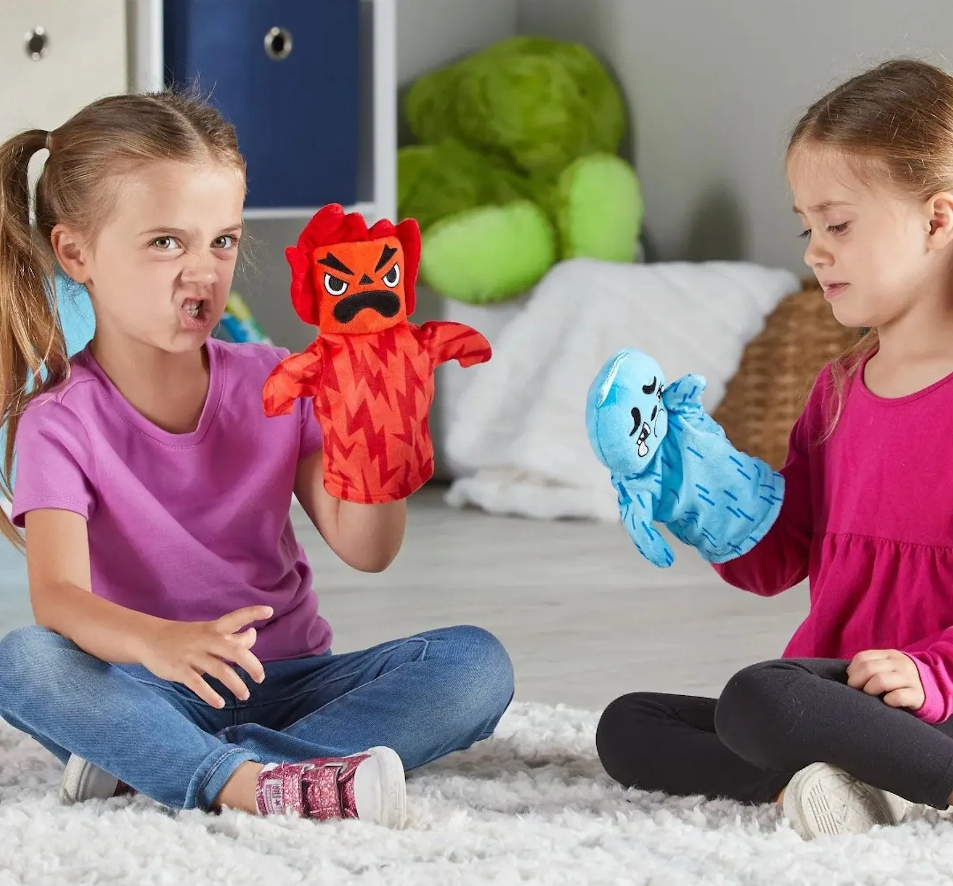 Emotions Sensory Puppet Story Sack with Hand Puppets