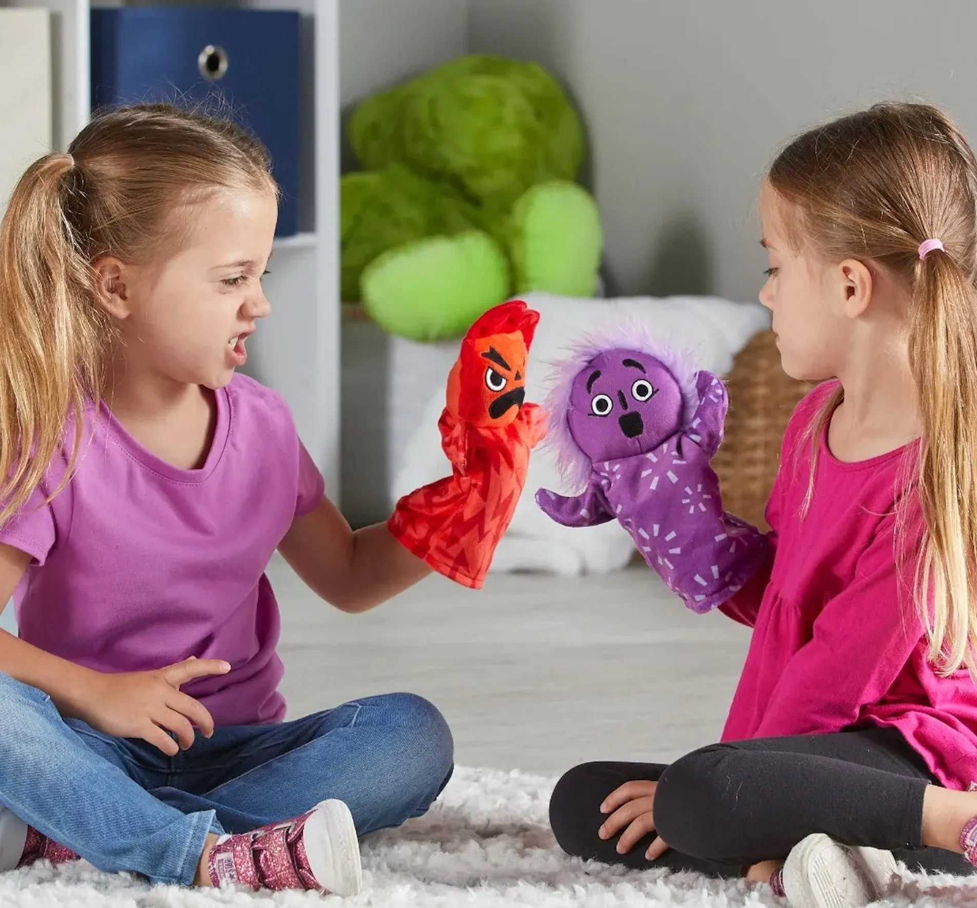 Emotions Sensory Puppet Story Sack with Hand Puppets