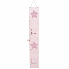 Growth Height Chart Pink Star