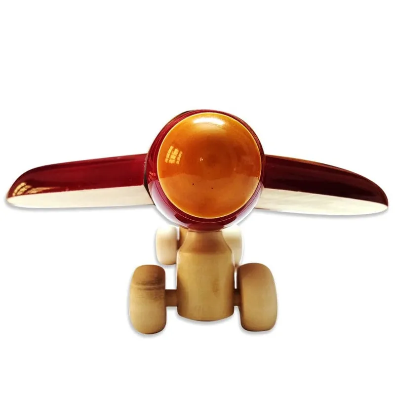 Handmade Non Toxic Channapatna Wooden Toy - Aeroplane