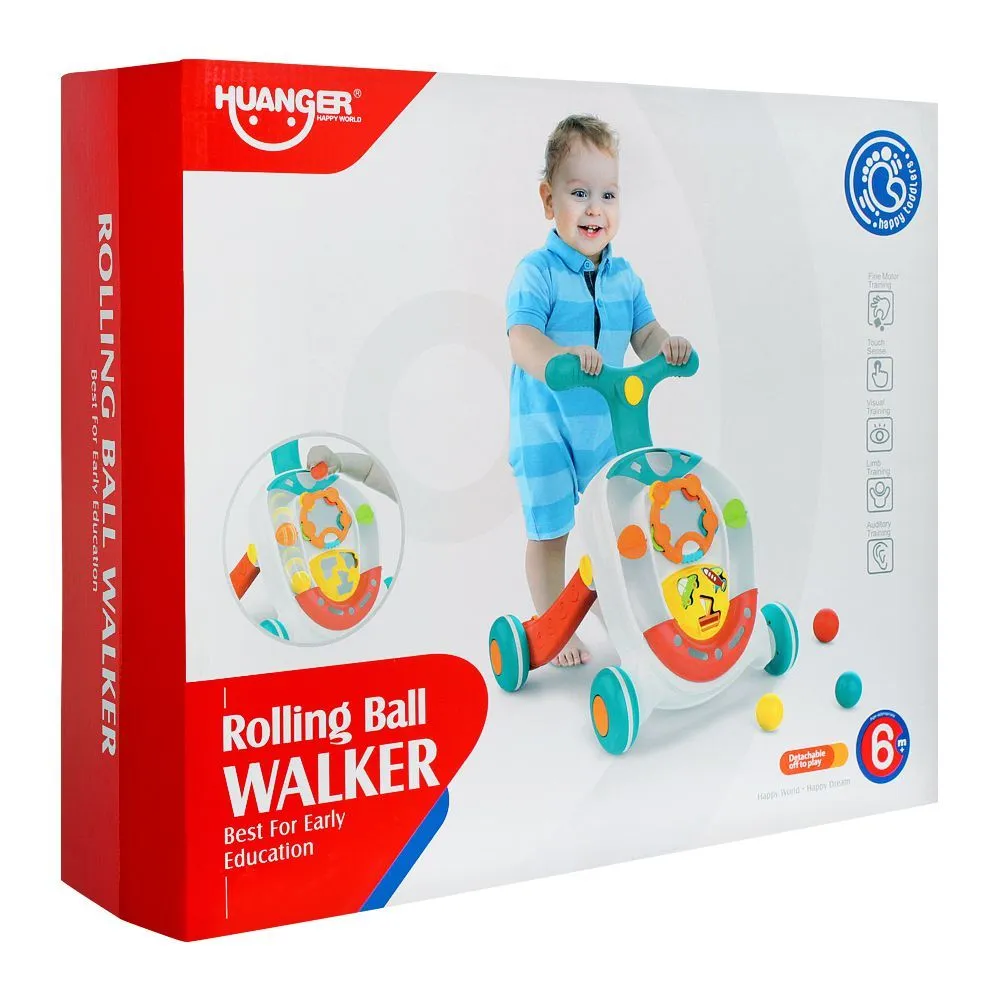 Huanger Baby Walker with Light & Music