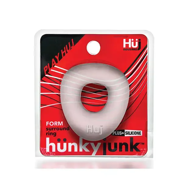 Hunkyjunk Form Surround Cockring Clear Ice