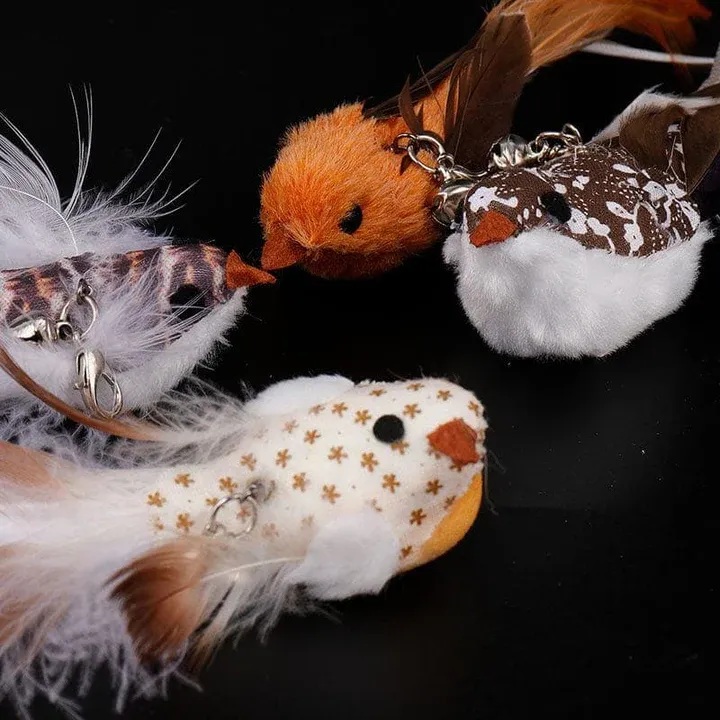 Interactive Bird Simulation Cat Toy Set