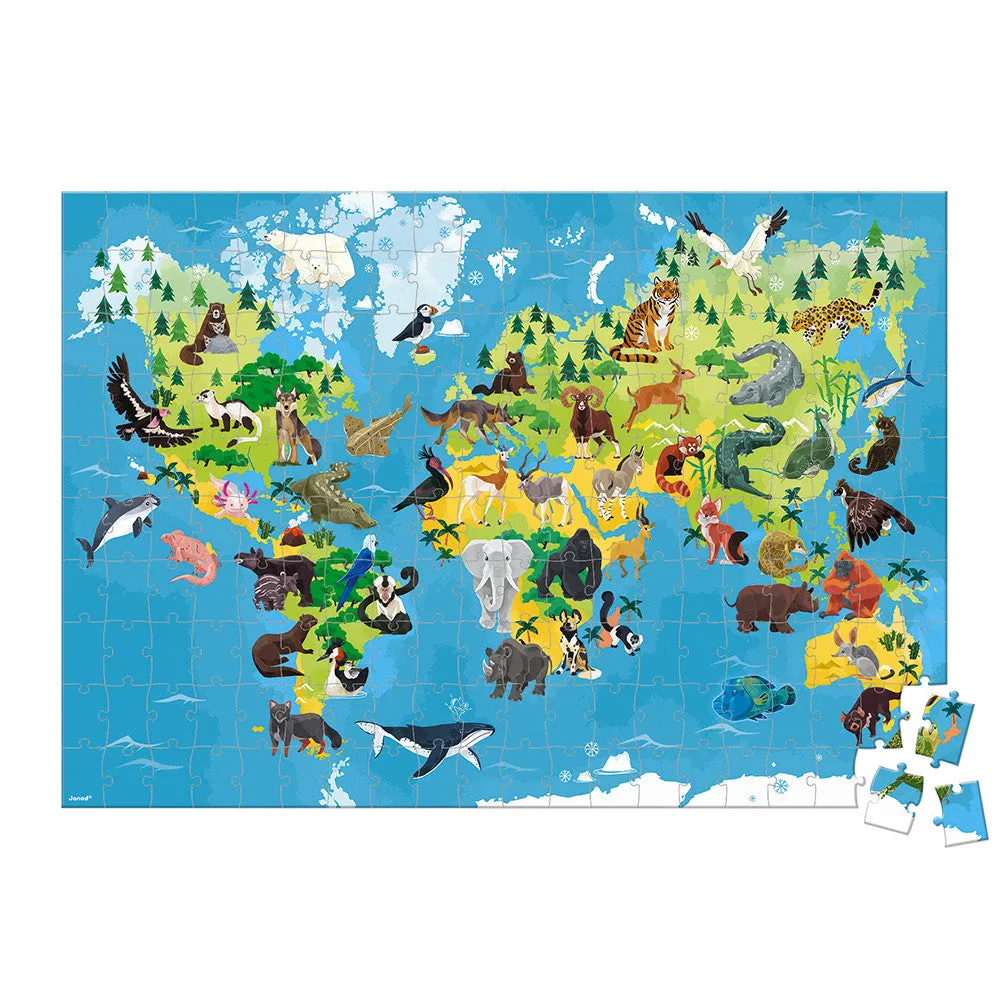 Janod Education Puzzle - Endangered Animals