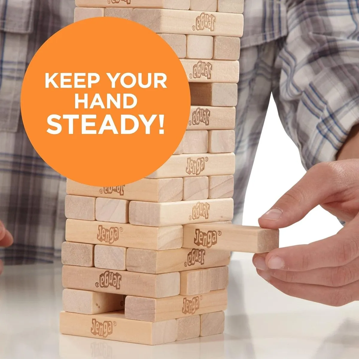 Jumbo Jenga Classic Wooden Blocks Stacking Tumbling Tower