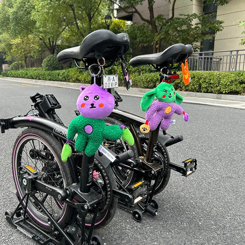 KEKE-TOO Plush Squeaky Keychain&Pet Toy