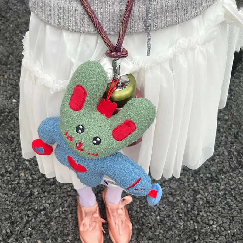 KEKE-TOO Plush Squeaky Keychain&Pet Toy