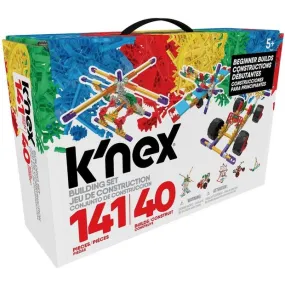 K'Nex Beginner Builds 141 Piece 40 Model Building Set