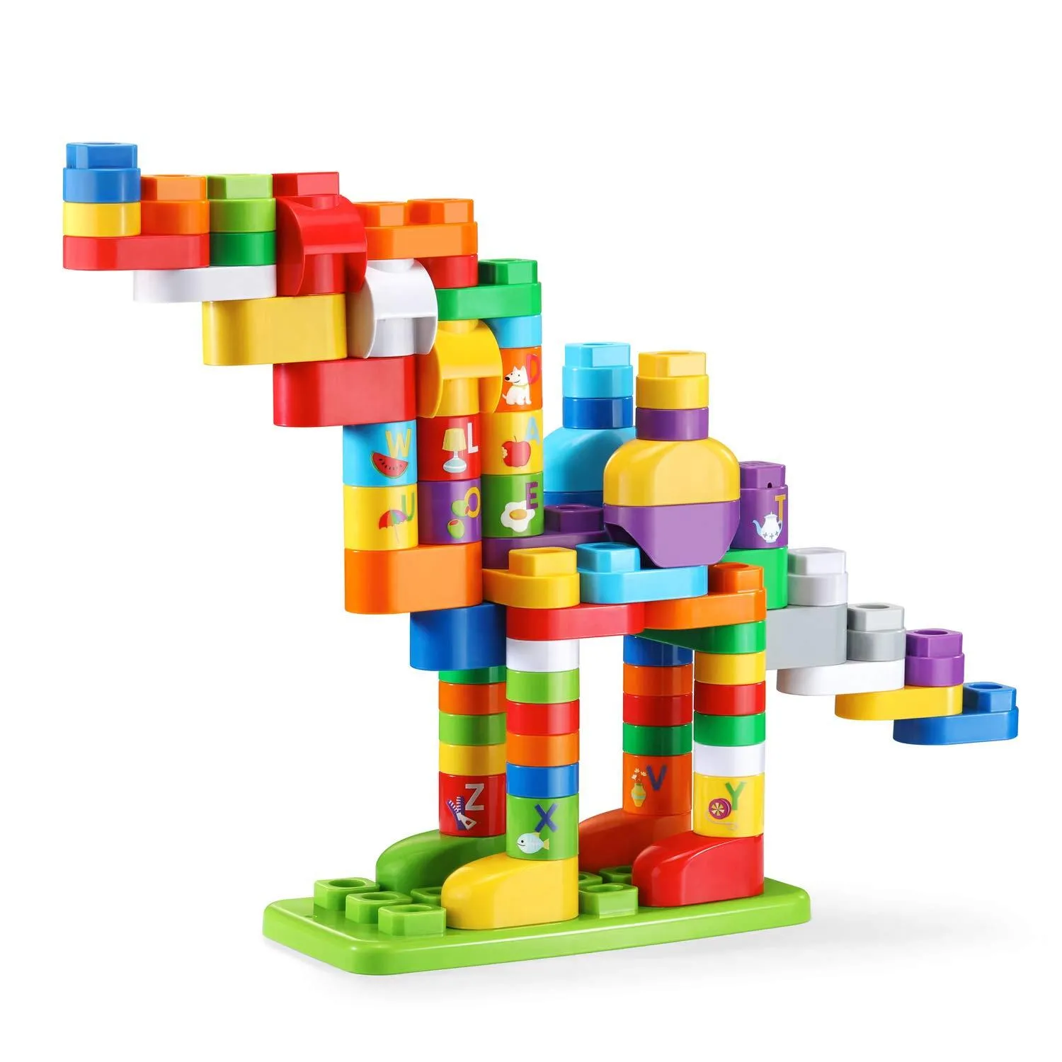 LeapFrog LeapBuilders 81 Piece Jumbo Blocks Box green