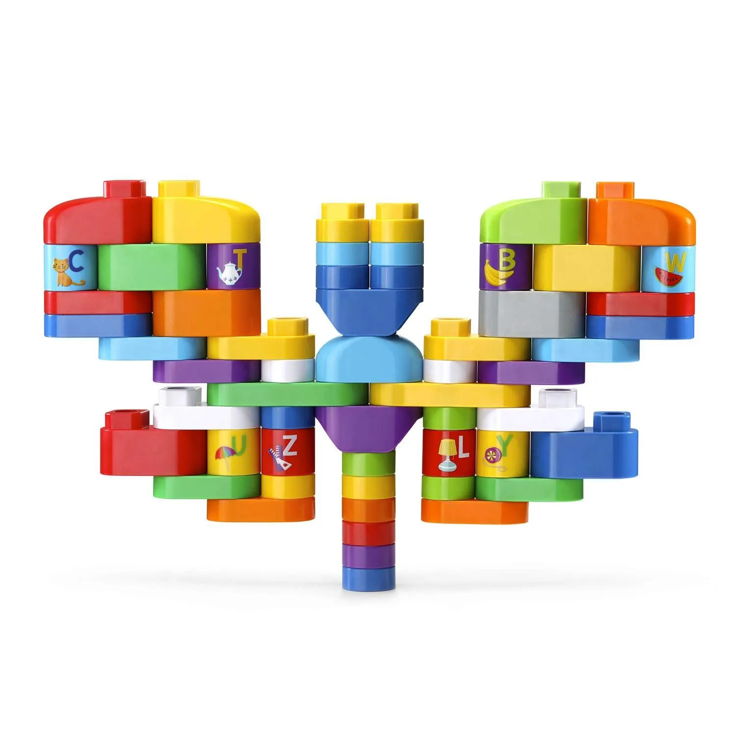 LeapFrog LeapBuilders 81 Piece Jumbo Blocks Box green