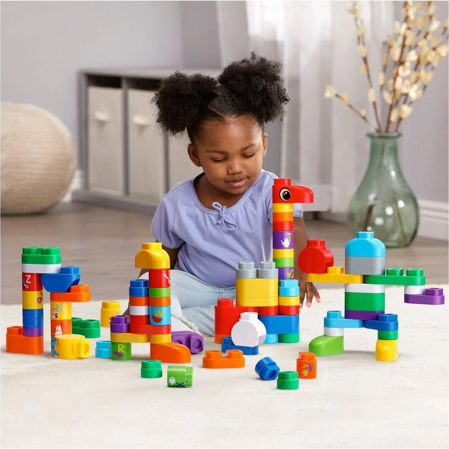 LeapFrog LeapBuilders 81 Piece Jumbo Blocks Box green