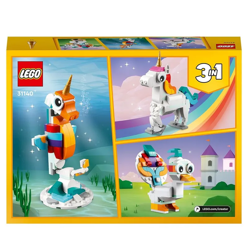 Lego Creator Magical Unicorn Building Blocks Set (145 Pieces)