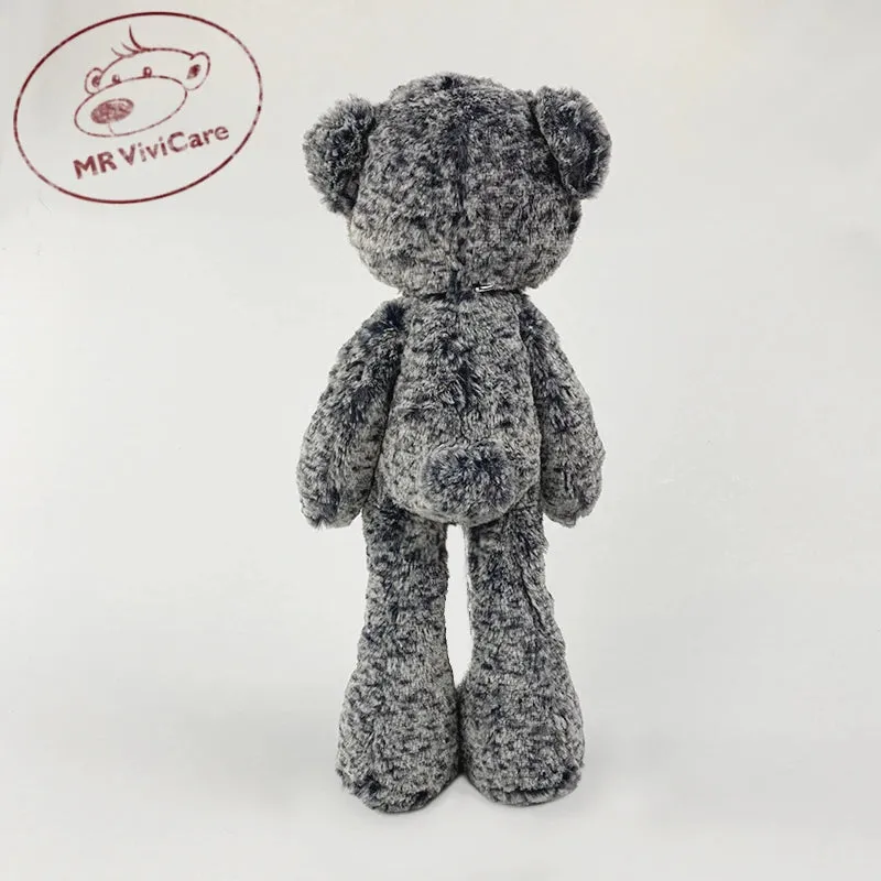 Lifelike Black Bear Plush Toy - Soft Stuffed Animal (35/45cm) for Kids