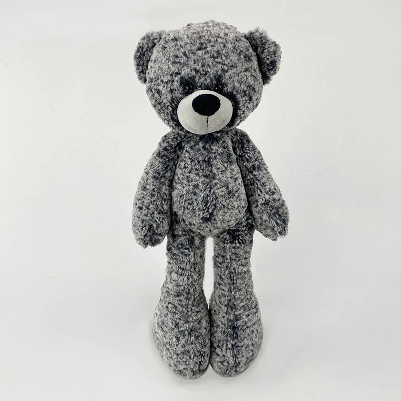 Lifelike Black Bear Plush Toy - Soft Stuffed Animal (35/45cm) for Kids