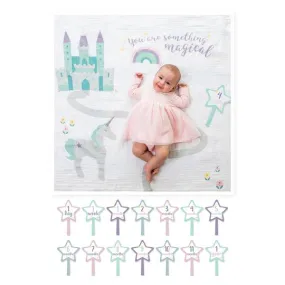 Lulujo Something Magical Milestone Blanket