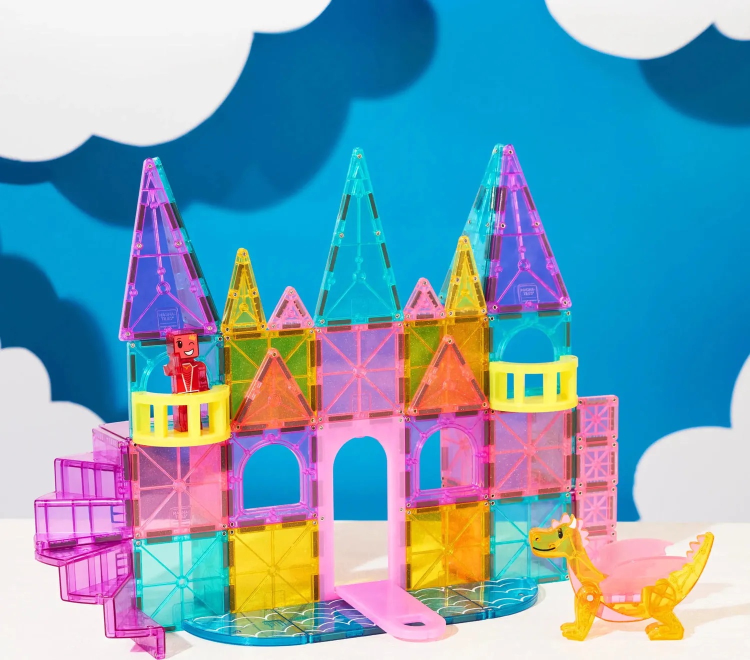 Magna-Tiles® Castle DLX   MicroMAGS 48 Piece Set