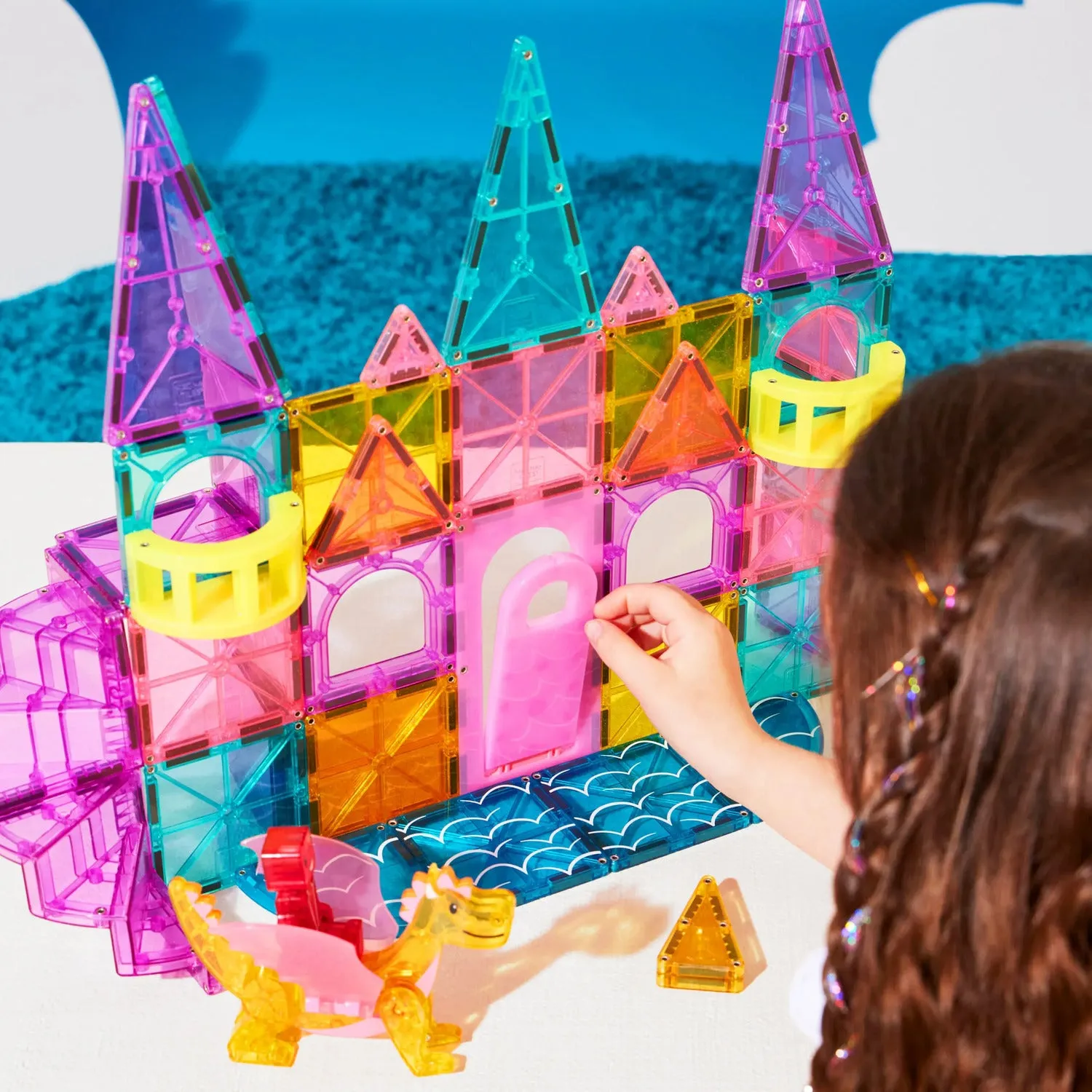 Magna-Tiles® Castle DLX   MicroMAGS 48 Piece Set