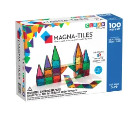 Magna-tiles Clear Colors 100-Piece Set