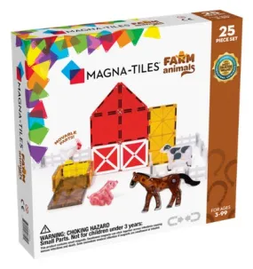 Magna-Tiles Farm Animals 25-Piece Set