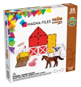Magna-Tiles Farm Animals 25-Piece Set
