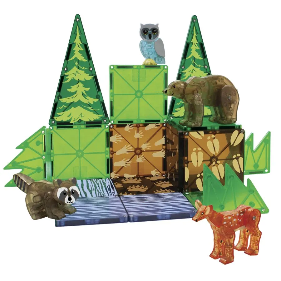 Magna-Tiles - Forest Animals 25-Piece Set Magnetic Tiles