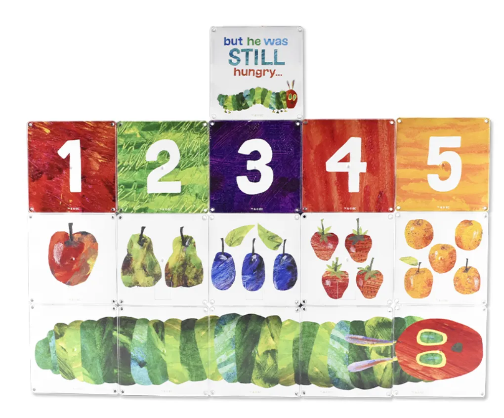 Magnatiles The hungry caterpillar