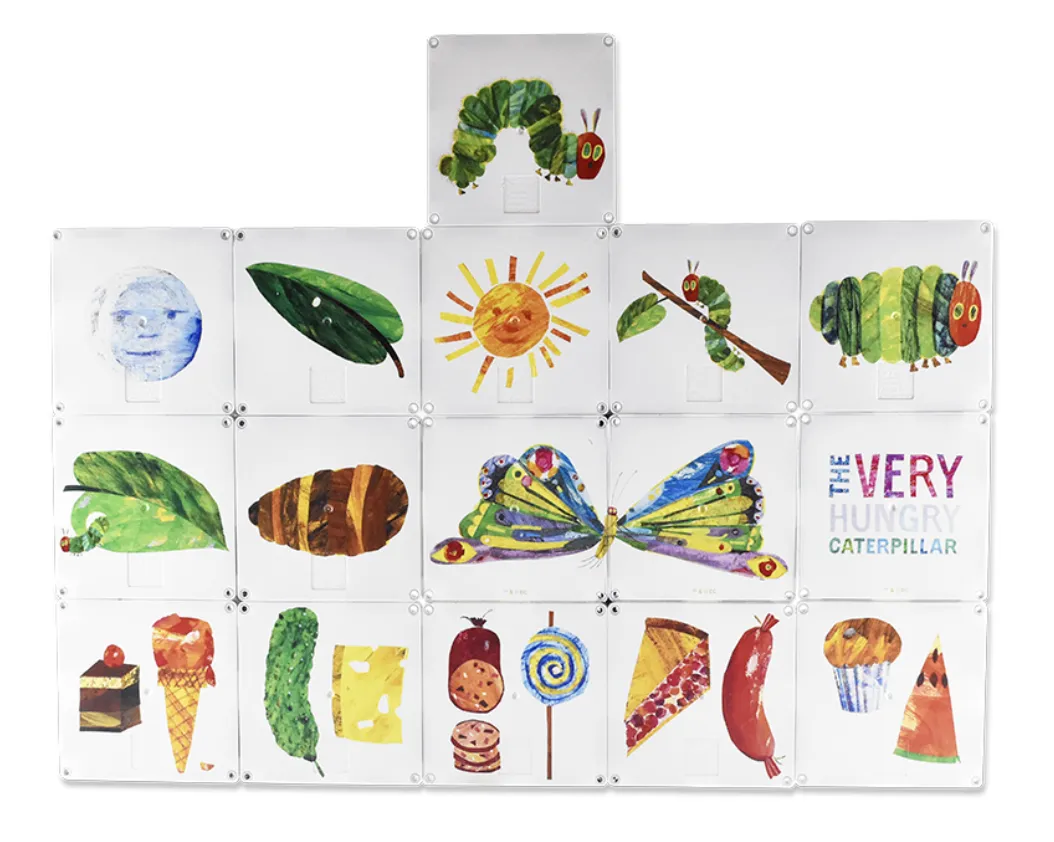 Magnatiles The hungry caterpillar