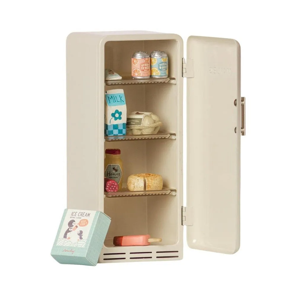 Maileg miniature fridge - off white