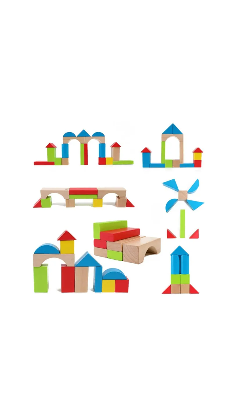 Maple Wood Building Blocks