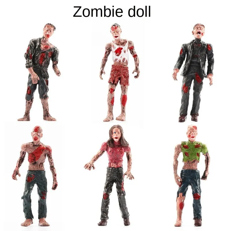 Military Soldier Model Movable Joint Elite Anti-Terrorism Special Forces 10cm Puppet Soldier Pirate Zombie