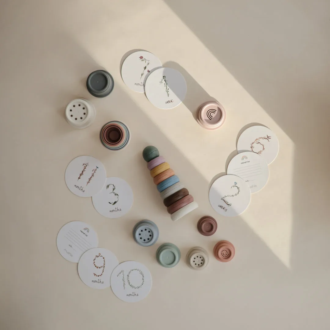 Mushie Milestone Cards