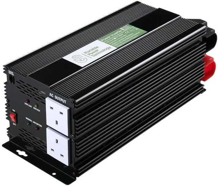 Portable Power Technology 2000W 12V Modified Sinewave Power Inverter with Remote control