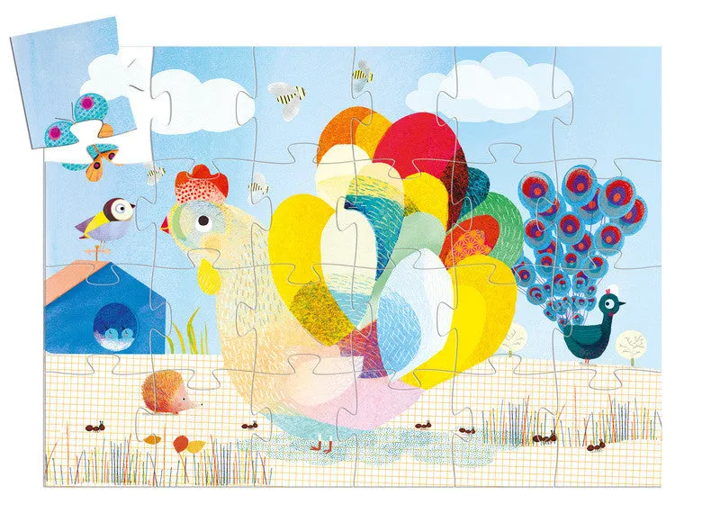 Raoul The Hen - 24pc Silhouette Puzzle