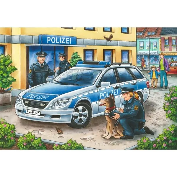 Ravensburger Police and Firefighters Puzzle 2x12pc