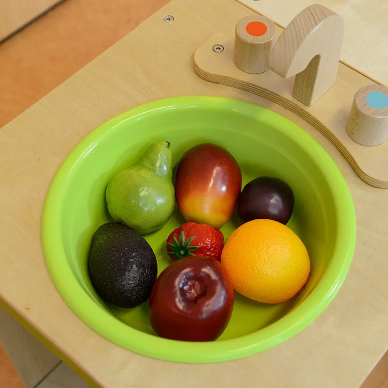 Realistic Toy for Pretend Play Wooden Food