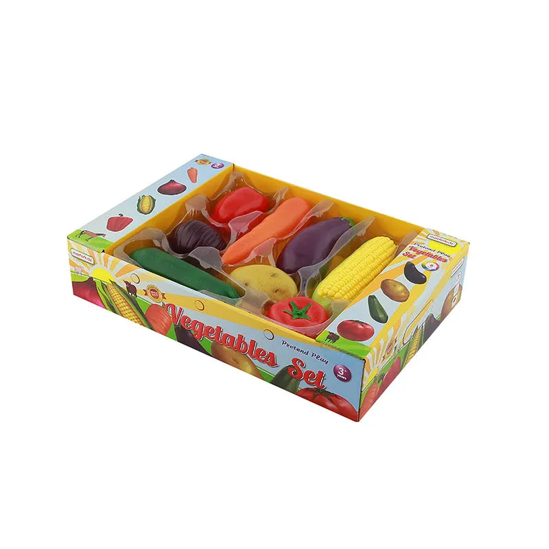 Realistic Toy for Pretend Play Wooden Food