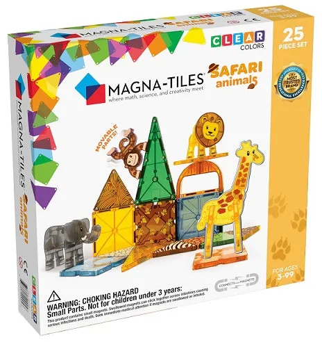 Safari Animals Magna-Tiles 25pc